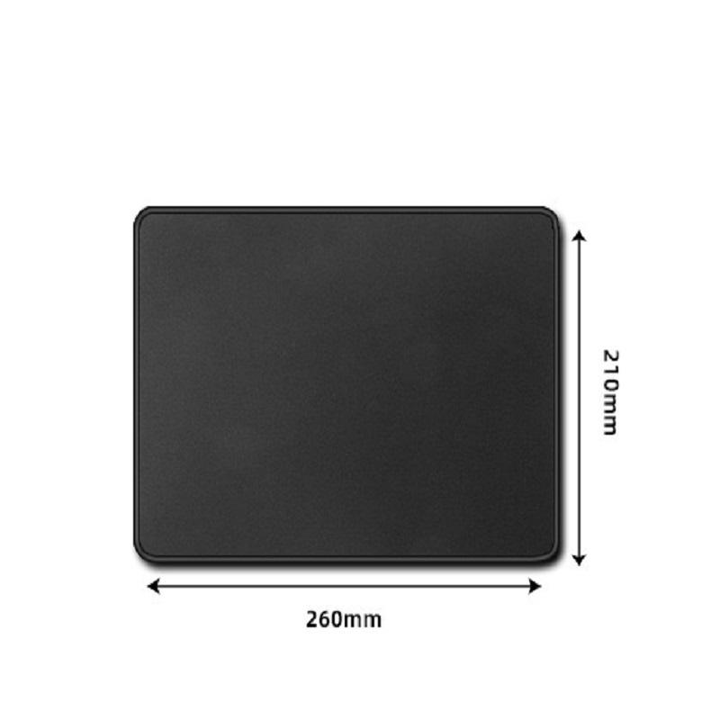 Pure Black Gaming Mouse Pad Anti Slip Rubber Mouse Pad Computer Gaming Desk Pad Wool Felt Laptop Desk Anti Slip Mouse Pad