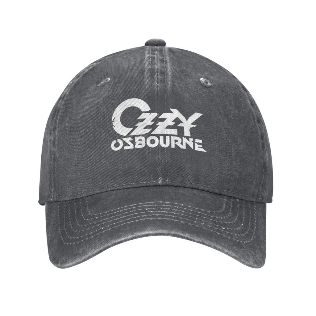 White Ozzy Osbourne Letters Music Band Sport Retro Denim Washed Baseball Caps For Women Cowboy Dad Hats Hiking Mens Snapback Cap