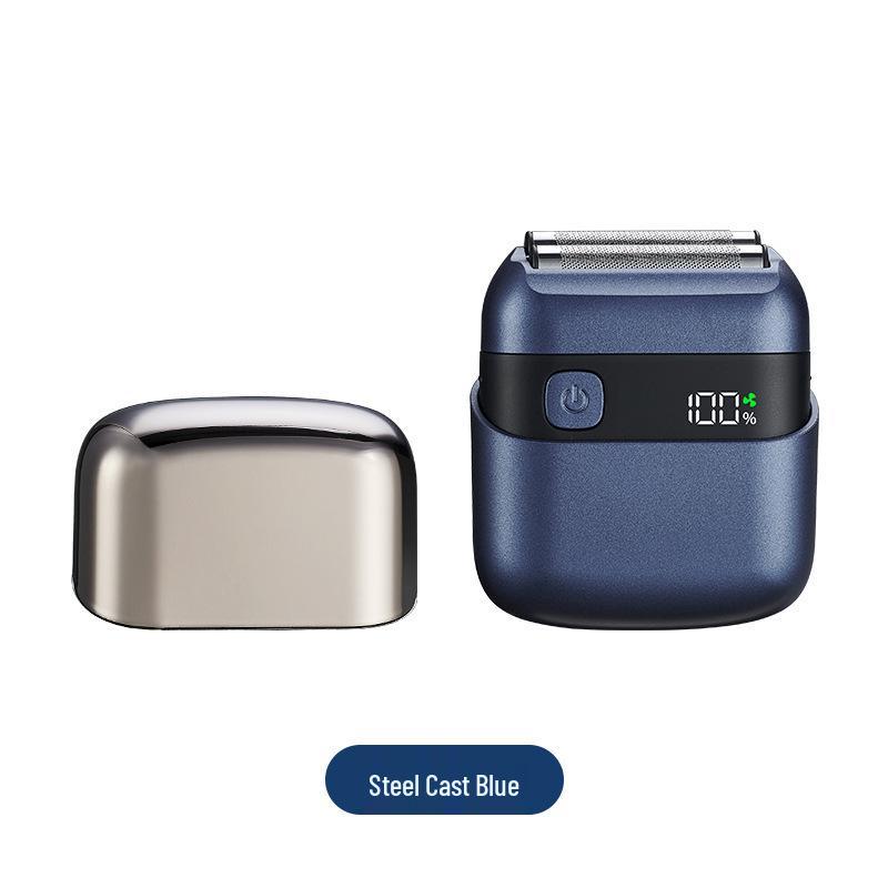 Electric Shaver with Digital Display, Magnetic Double Blade, Fast Charging, Mini Household Razor