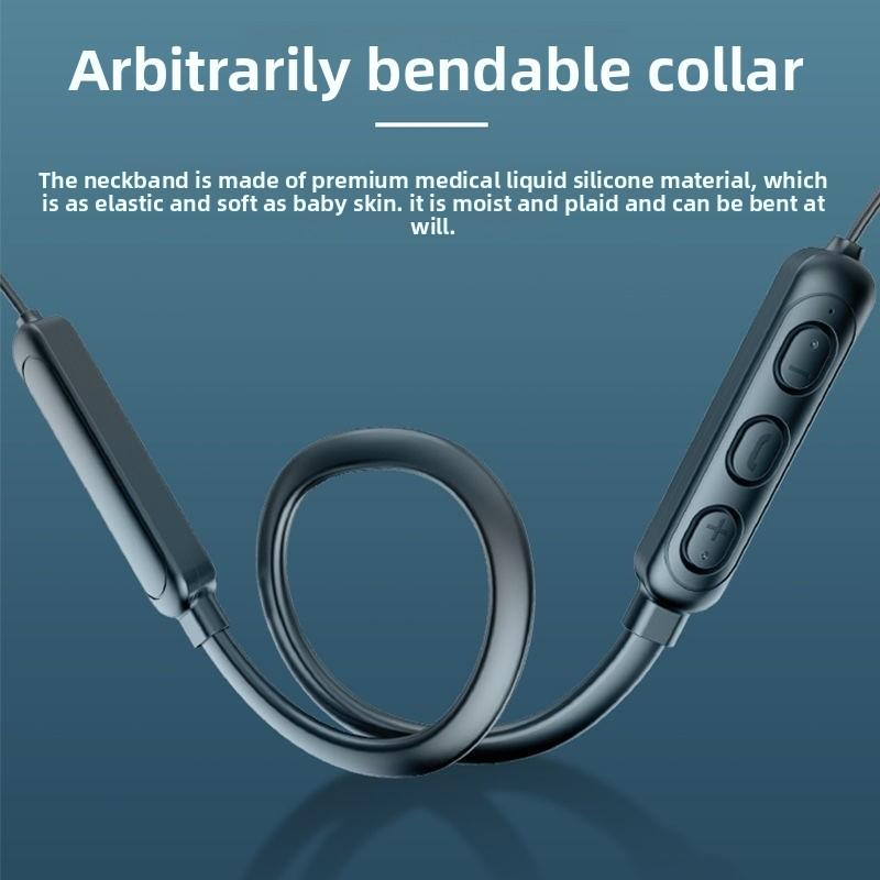 QUEED Wireless Bluetooth Headphones Are Suitable for Neck Wear, Exercise and Running