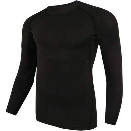 Herren Herbst/Winter Basketball Langarm Fitness Tights - Atmungsaktive, Hochelastische Basisschicht zum Laufen und für Sport