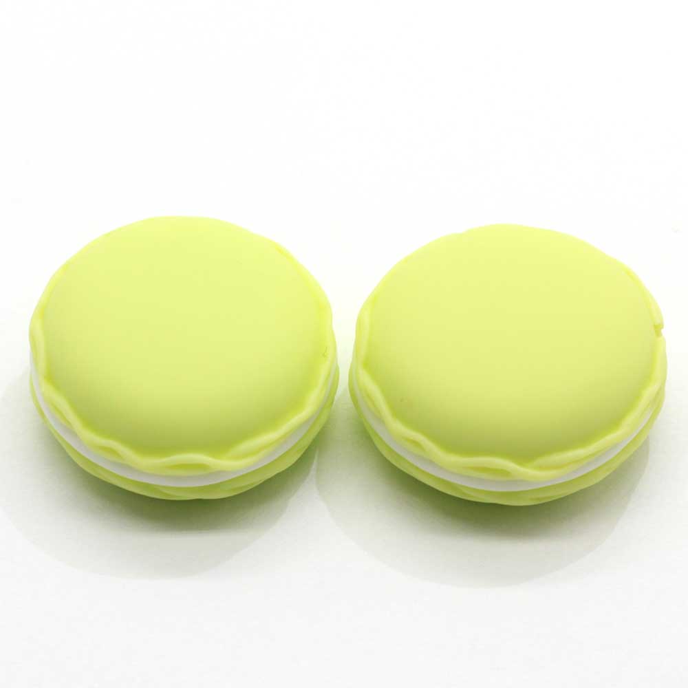 100Pcs Mini Macarons Cake Resin Flatback Cabochons Kawaii Simulation Dessert Macarons Cake Food Slime Charms Hair Bow Center DIY