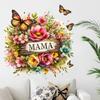 MAMA Mother's Day Theme Wall Sticker Self-Adhesive Removable for Living Room Bedroom Hallway Home Decor Art