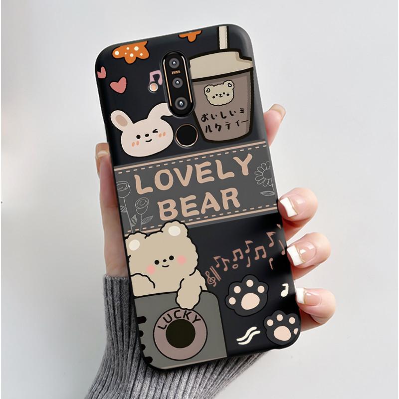 Urocze Etui Na Nokia 8.1 plus/NOKIA X71/Nokia 8/Nokia 8 Sirocco Etui Z Nadrukiem Pokrowiec Ochronny Miękki Silikon Kreskówkowe Etui Na Telefon