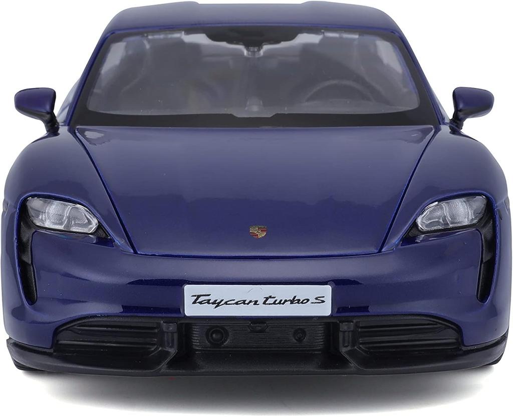 BURAGO Porsche Taycan Mini Car 1/24 BURAGO TAYCAN 2019 (Blue)