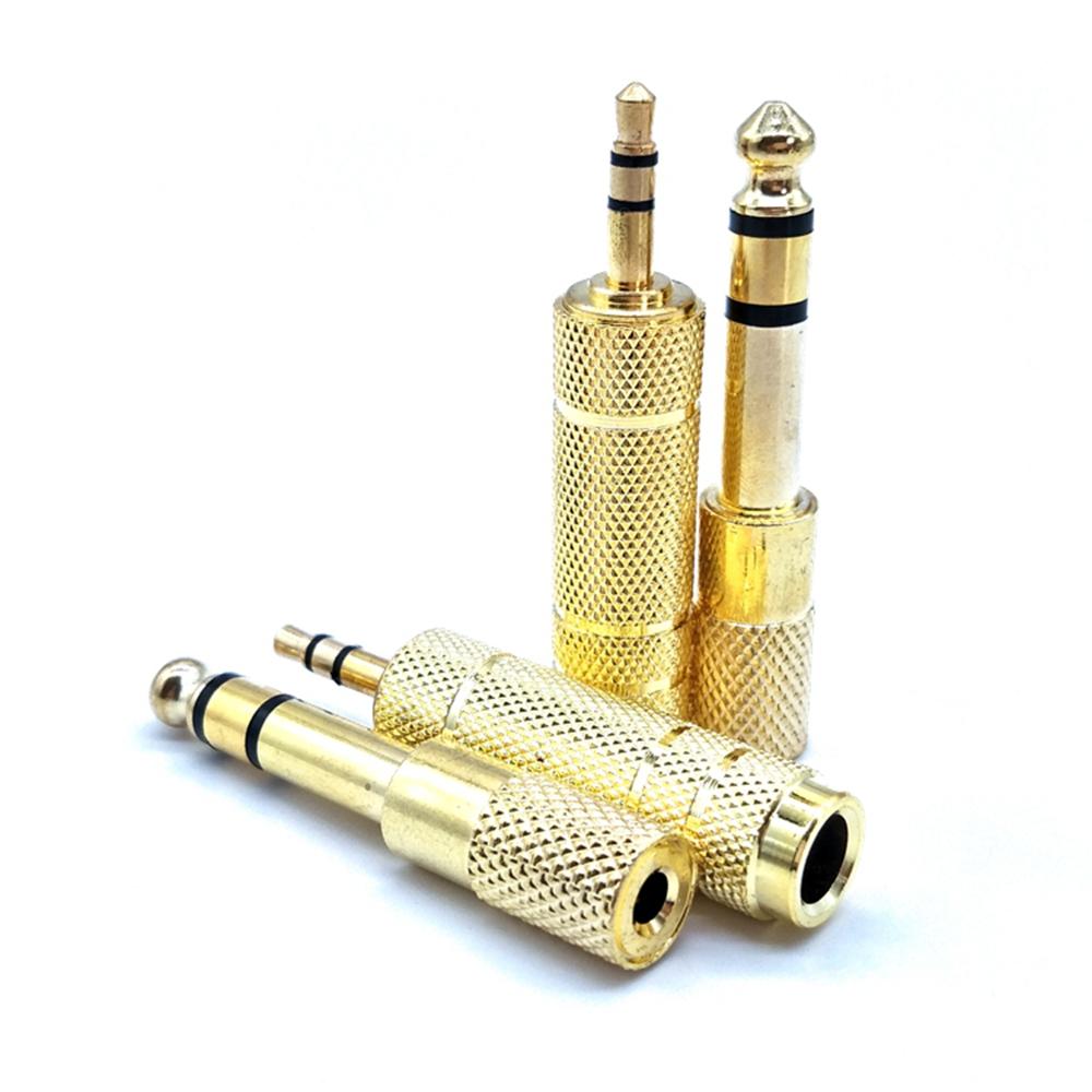 6,5mm Buchse Weiblich Zu 3,5mm Stecker Männlichen Stereo Audio Adapter Jack Converter Mikrofon
