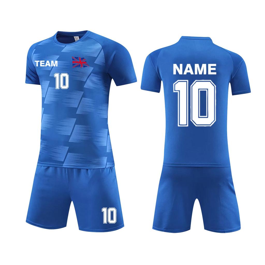 DIY-tilpassede fotballdrakter i to deler for voksne og barn