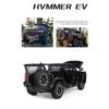 1/24 Hummer EV SUV Samochód terenowy ze stopu Metalowy model zabawki Dźwięk i światło Zabawka dla dzieci Kolekcjonerskie Prezenty urodzinowe