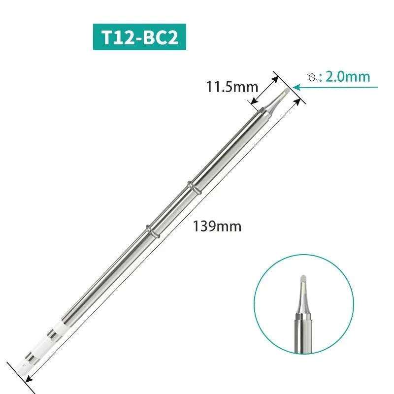 New T12-I BC2 BC3 ILS J02 JL02 D24 T12 Series Replace Soldering Iron Tips For Hakko Fx951