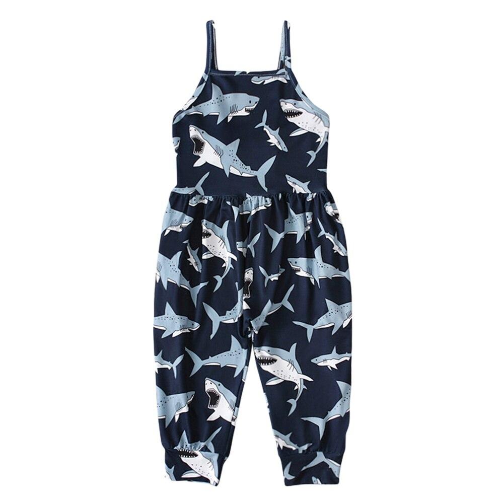 Toddler Jumpsuit Sleeveless Open Back Girls One Piece Strap Romper with Pockets