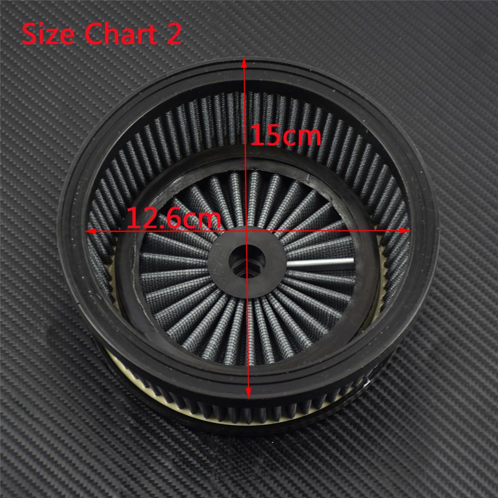 Motorcycle Grey Red Blue Replacement Air Cleaner Intake Filter System Inner Element For Harley Touring Dyna Softail Sportster XL