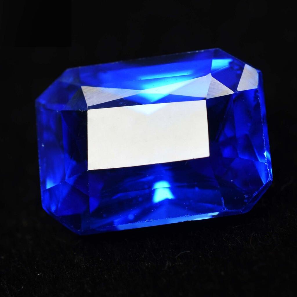 NATURAL Tanzanite Blue EMERALD CUT 8.90 Carat Loose Gemstones CERTIFIED DA-46534