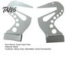 Metal Painting Wrist Rest 2Pcs Artist Hand Support Bridge, Adjustable Easel Bar, Drawing Stabilizer Tool for Craft Projects Stand