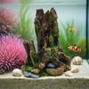 Resin Aquarium Rockery Mountain Decoration Artificial View Rock Cave Stone Tree Fish Tank Ornament Pet Supplies Home Decor