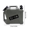 12L kempingová nádoba na vodu Přenosná automobilová vodní nádrž Velkokapacitní venkovní kbelík na vodu s kohoutkem pro kempování Vaření piknik