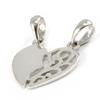 Les Trésors De Lily [F6323] - Silver Pendant 'Soul Mates' Silver (rhodium Plated) - 15x15 Mm
