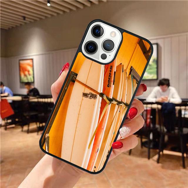Surfinga Beach Surfboard Wave Phone Case For iPhone 17 Air 16 15 14 Plus Apple 16 11 12 13 Pro Max Coque