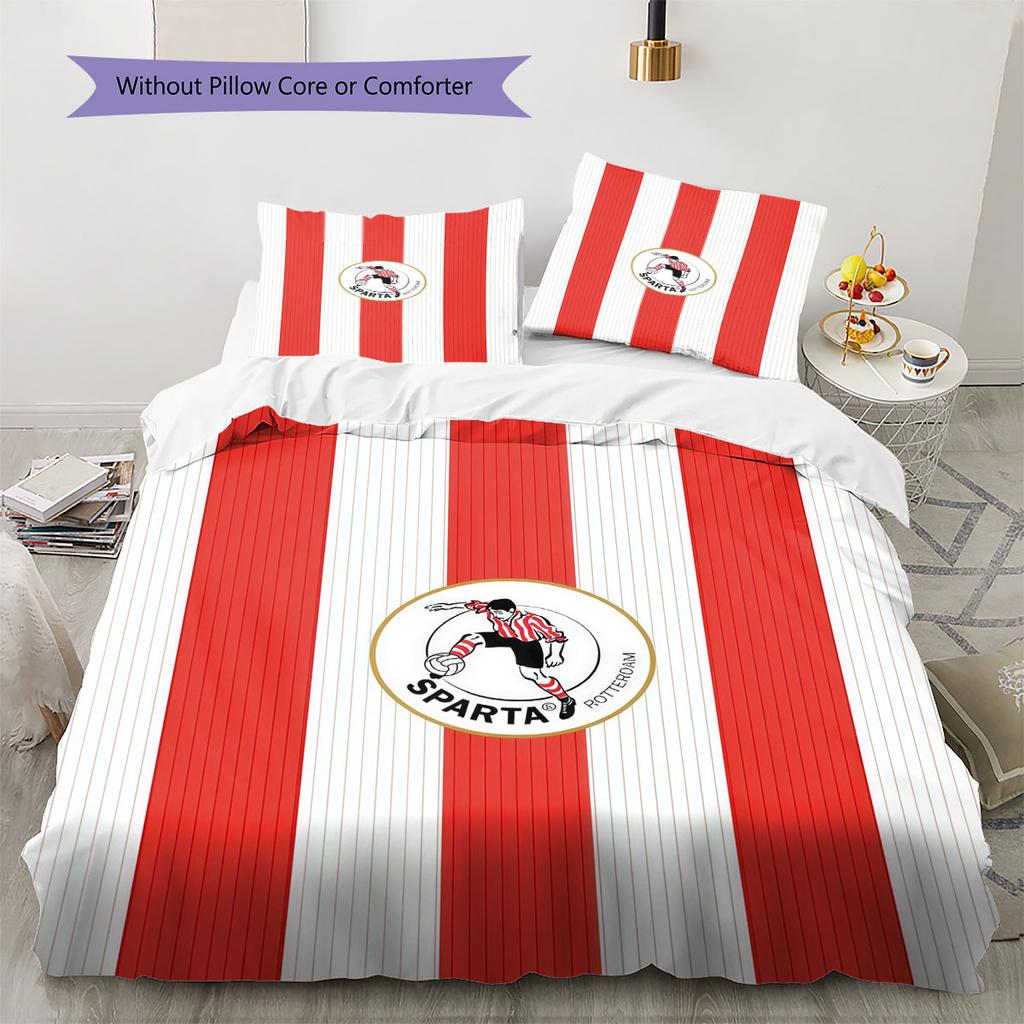 Sparta Rotterdam Bedding Quilt Set Quilt Cover Pillowcase Home Decoration Birthday Gift (1 * duvet cover + 2 * pillowcase, without core)