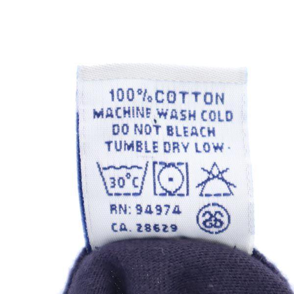 Stussy 90s Made In USA Old Short Sleeve T-shirt M Navy Women Used