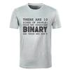 Binary Joke Tshirt There Are 10 Kinds of People Tee Programmer Humor Shirt Geek Culture Gift Funny Coding Cotton Top