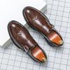 Móda Jaro Nový Vintage Design Oxfordské Boty Silná Podrážka Zvýšení Společenské Kožené Kancelářské Ležérní Boty Pánské Vyřezávané Ručně Vyráběné Business Boty