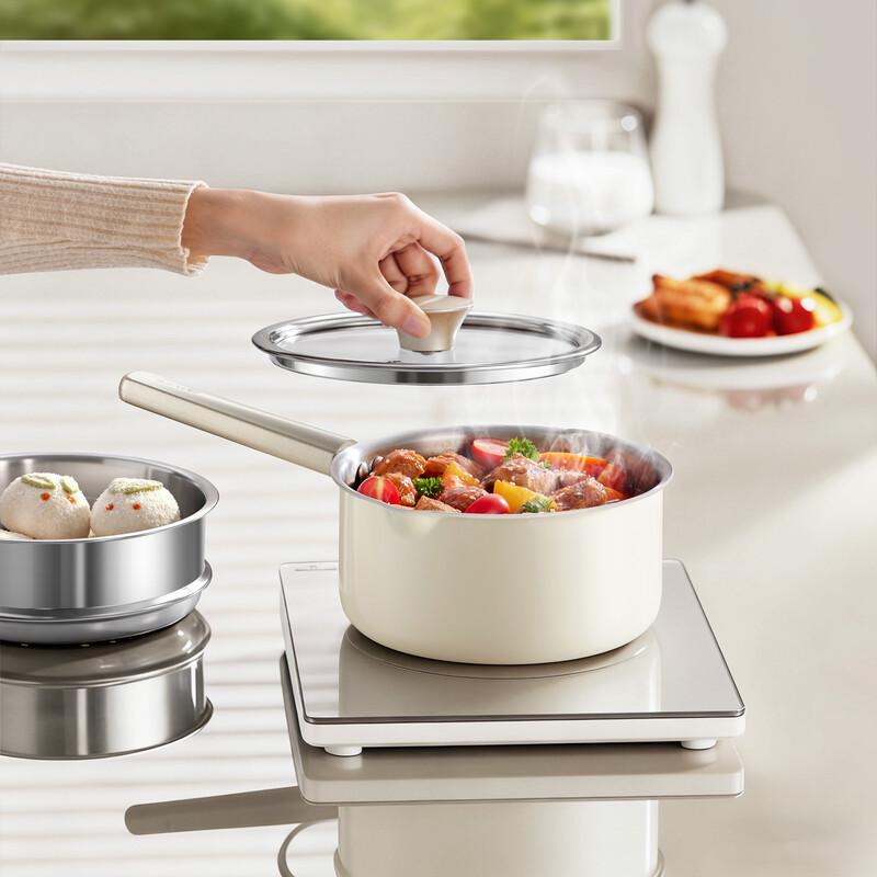 

Little Bear 16cm 316L Stainless Steel Milk Pot