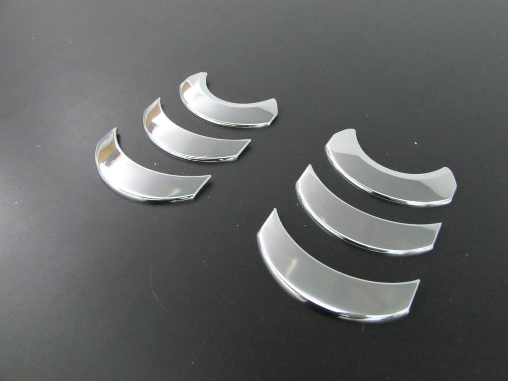 BRIGHTZ SE3P Chrome Air Conditioner Louver Type Compatible with RX 8 RX Owl RX Owl 12750 RX-8 Cover, M-A [INT-ETC-045] RX8, Owl, X, X8,
