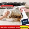 Powerful Kitchen Oil Stain Remover Foam - Heavy Duty Cleaning Descaler Agent for Housekeeping.
