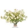 5 Pcs Silk Gypsophila Artificial Bouquets UV Resistant Fake Flowers Artificial Babys Breath Flowers for Home Wedding Party DIY Arrangement Table Decor