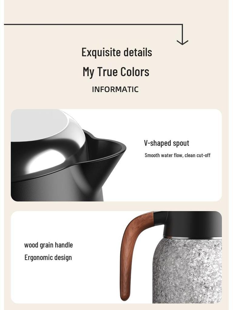 Pure Titanium Moka Pot 2025: Portable Insulated Teapot for Tea & Water Separation (White Tea & Pu-erh).