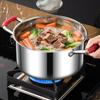 ZISIZ Stainless Steel Soup & Stew Pot