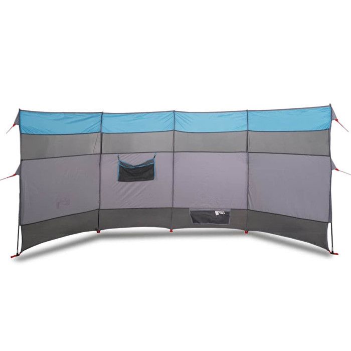 Brise vent de camping bleu 366x152x152 cm imperméable