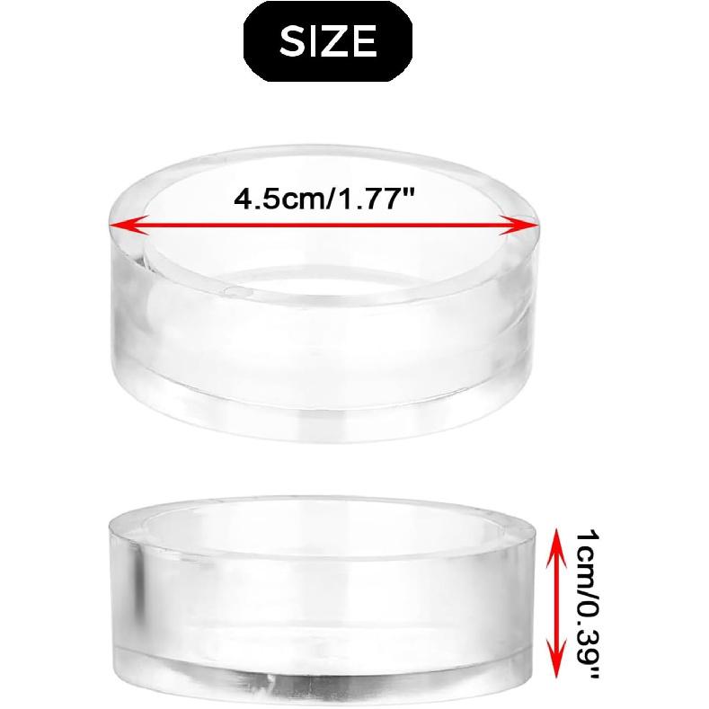 15 acrylic display stands, transparent ring baseball stands, plastic circular golf ball stands, baseball tennis series, used for decorating eggs,