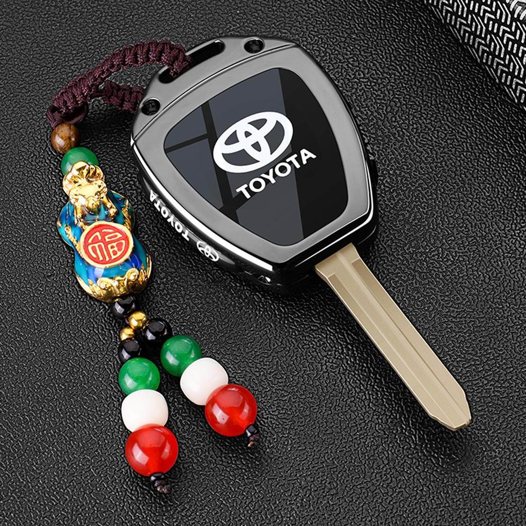 Suitable for the old Toyota straight key case Corolla Rav4 Camry Crown Ruizhi Prado car buckle shell men