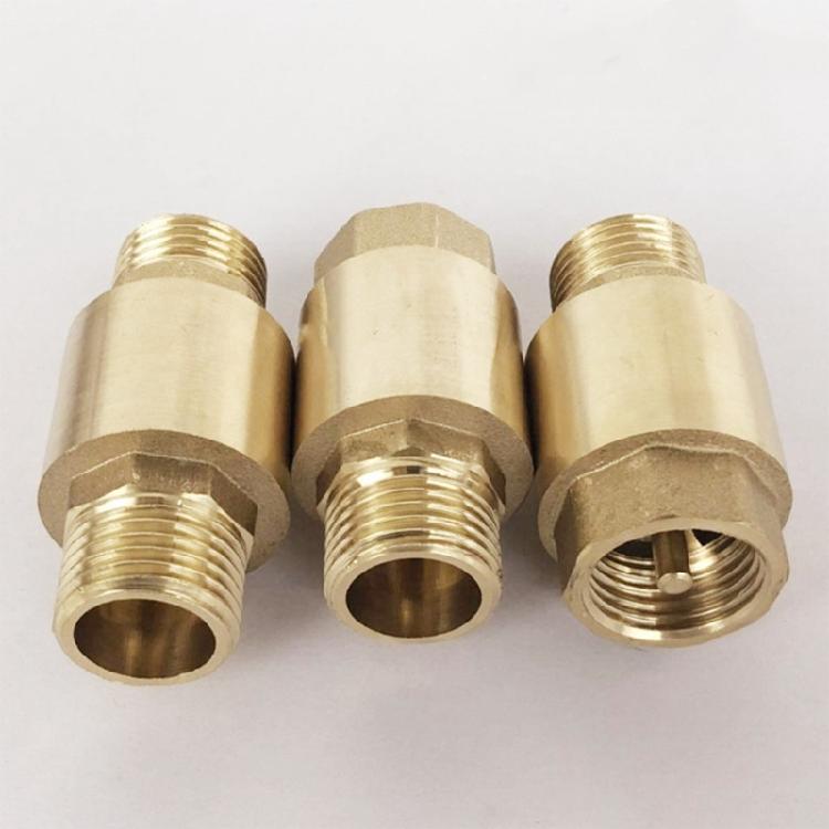 Leakproof Brass Not Return Valves Easy Connection Design Brass Check Valves For Various Pipe Installations