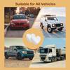 Blind Spot Mirror 2 Pack Heart Shaped Car Side Blindspot Mirrors, Removable Wide Angle Mirrors Adjustabe Frameless Convex Rear View Mirror Funny Car