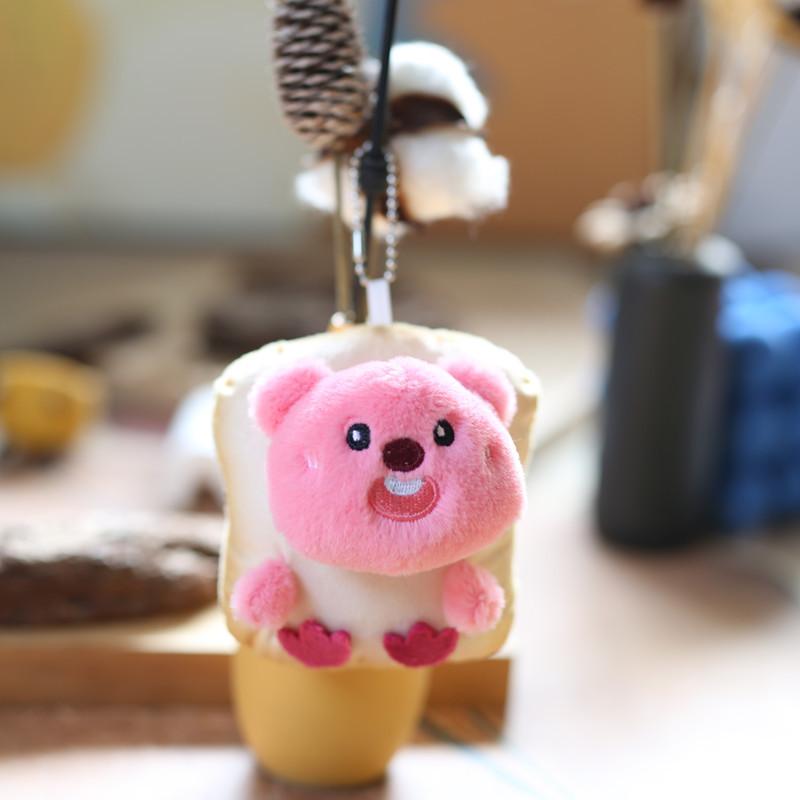 

Милая подвеска в виде маленькой мышки-тоста, плюшевая игрушка, кукла, маленькая белка, сумка, подвесной брелок, кукла 12cm