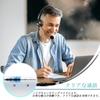 Callez Headset for One Mobile Phone Headphones with Noise Canceling Left and Right Volume Compatible with Suitable for Work from Video Clear Super