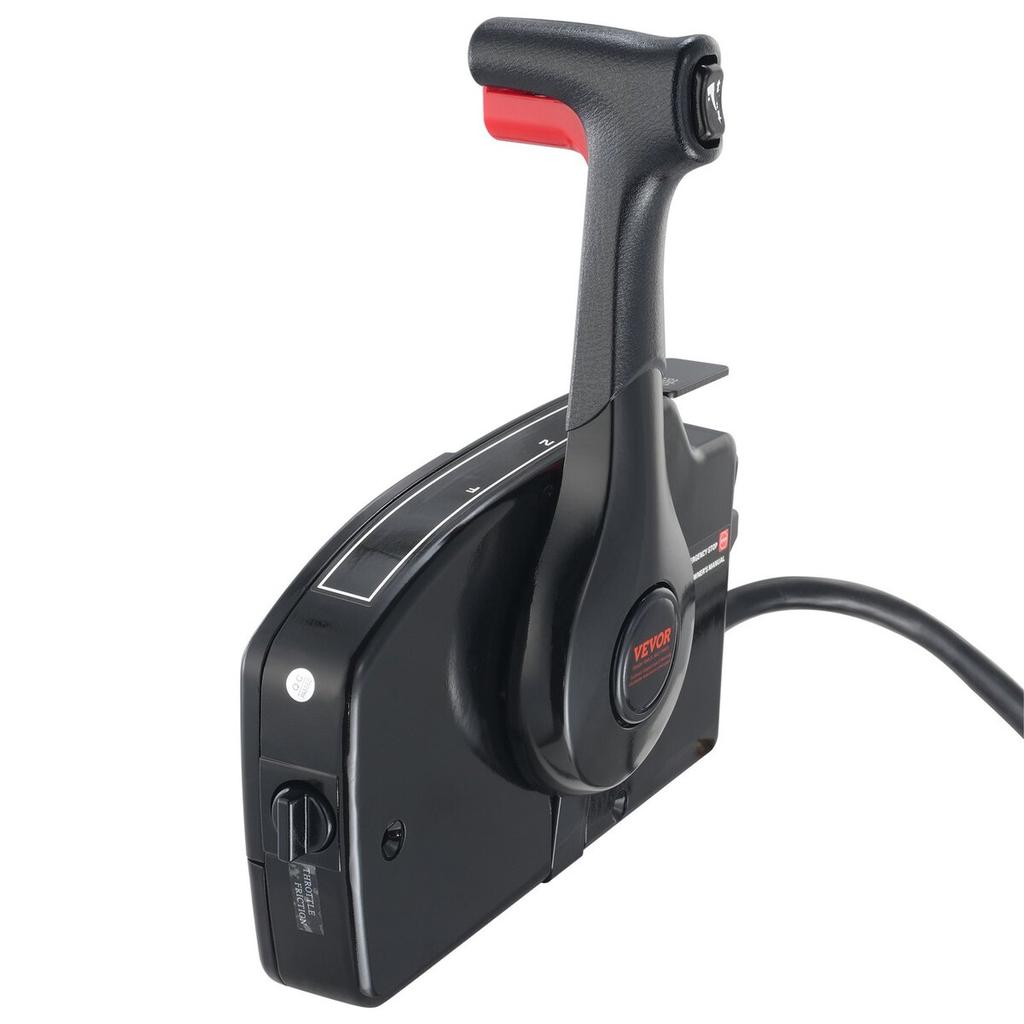 Outboard Throttle Remote Control Box Side-Mounted for Mercury PT 2-Stroke