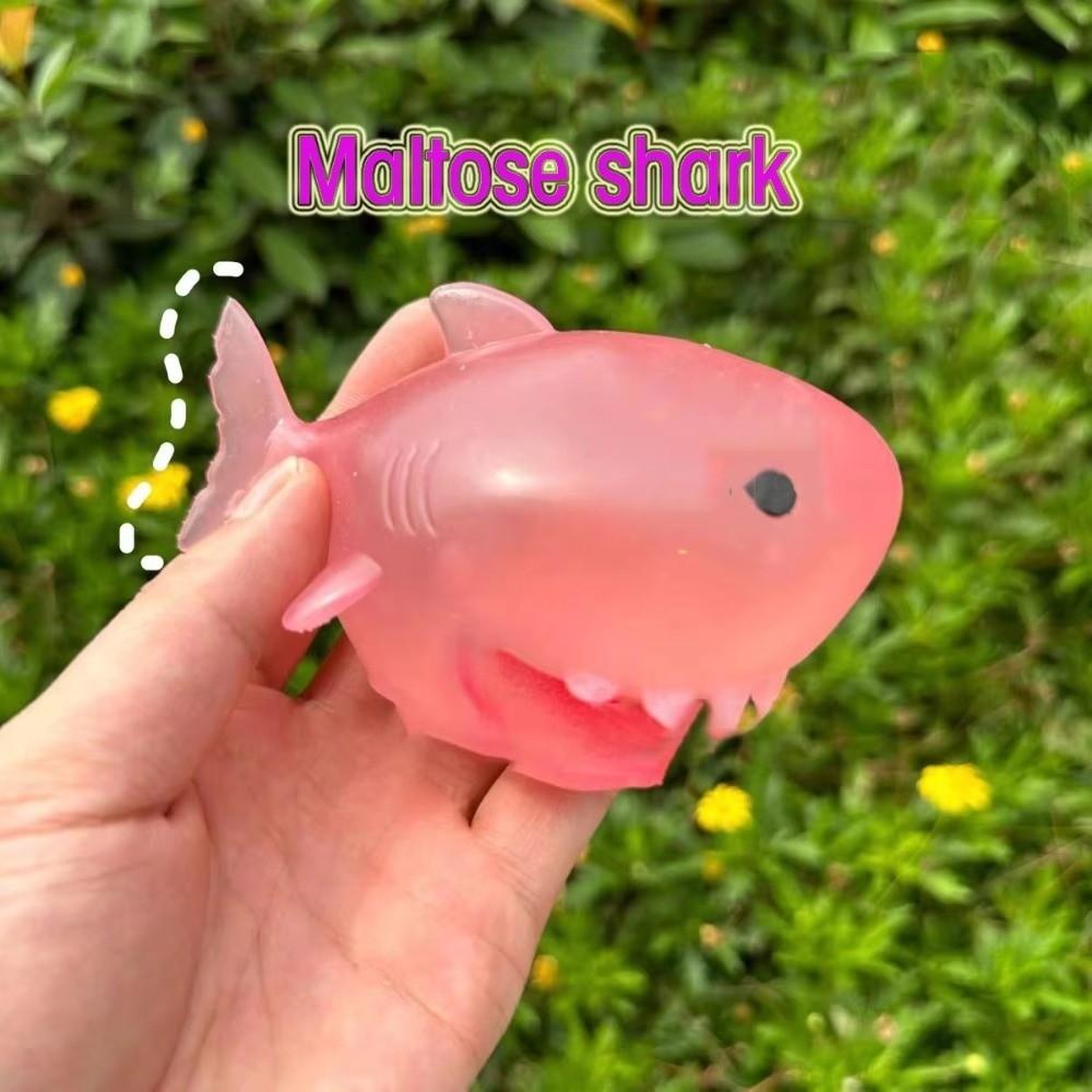 Decompression Design Color Changing Shark Toy Sunlight Sensitive Fidget Shark Toy  For Children