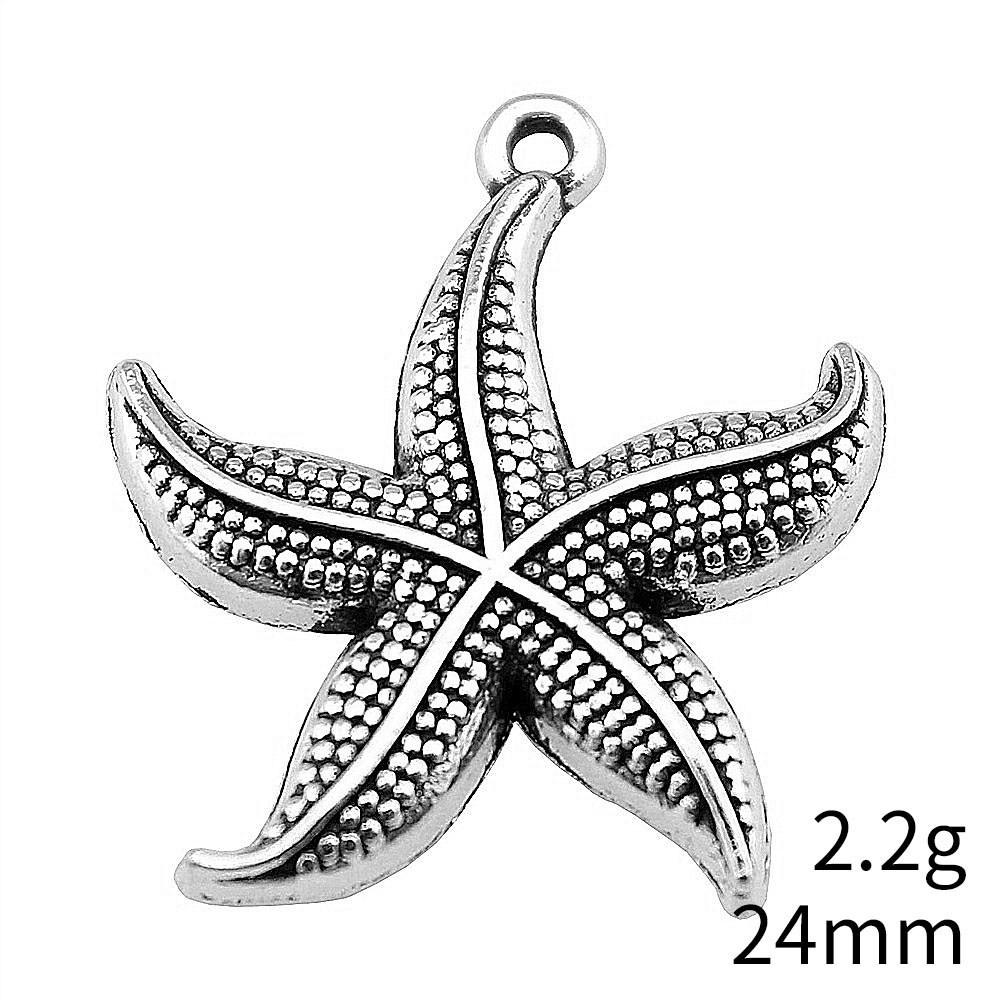Mother's Day Charms For Needlework Starfish Charms Pendant Clearance Sale Items Pendants For Bracelets