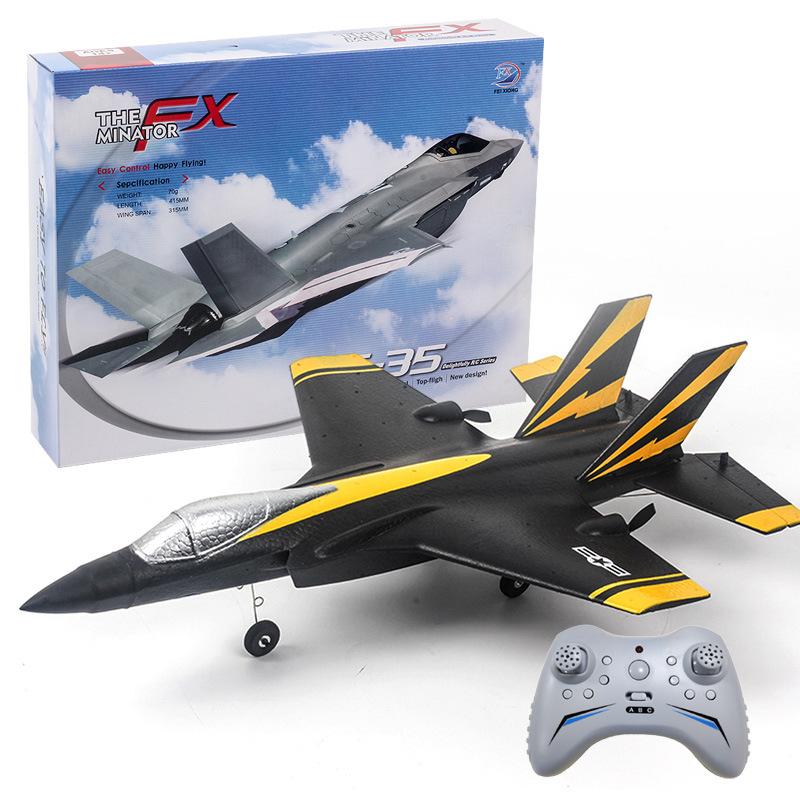 FX935 RC Fly Fjernkontroll Seilfly F35 Jagerfly 2.4G Hobbyfly EPP Skum Trådløst elektronisk Leke Gutt Barnegave