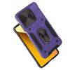 Armored Case for Xiaomi Redmi Note 13 5G, CamShield Slide, Purple + 9H Tempered Glass