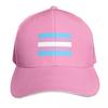 Trans Pride Flag Baseball Cap Gift For Him Her Casual Daily Wear Quick Dry Performance