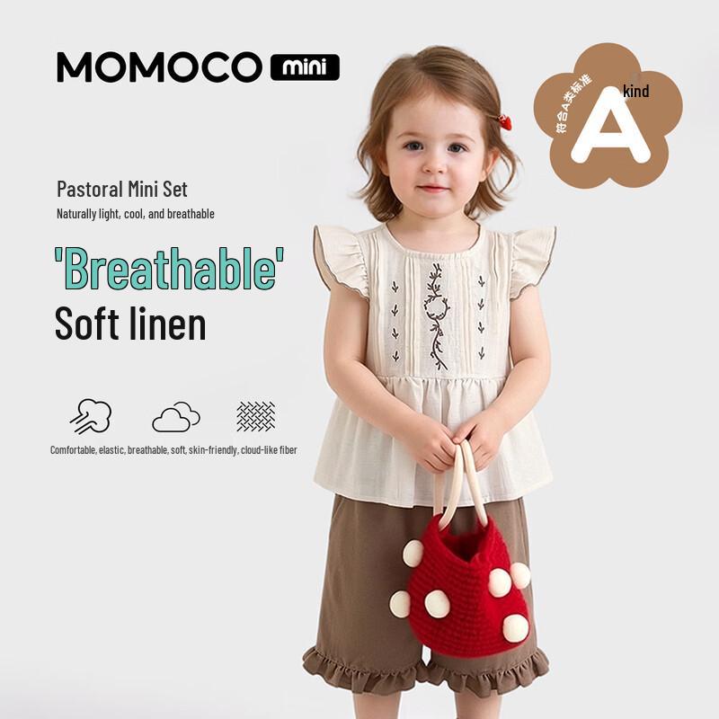 Mamimaka Girls  Summer Floral Outfit Set 100