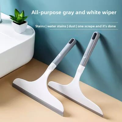 Glass Cleaning Tool - Silicone Scraper for Bathroom Countertop Mirror, Floor Scraper, Fixture Window Cleaner