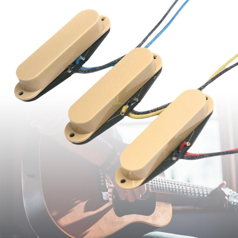 Neck/Middle/Bridge Pickup for Electric Guitar Part Replacement Open Style Alnico 5 Guitar Pickup Single Coil Pickup