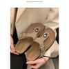 Thick Soled, Slipper, Summer, Outerwear, Toe Clip, Flat Strap, Adjustable, Square Buckle, Thick Soled Slipper, Flip Flops
