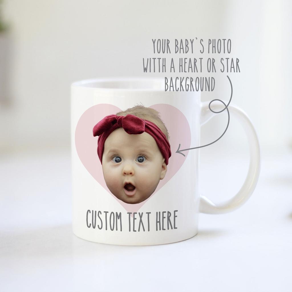 Custom Faces Coffee Mug Photo Text Ceramic Cups Creative Cup Cute Mugs Personalized Gifts for Her Women Mother Nordic Tea Cups