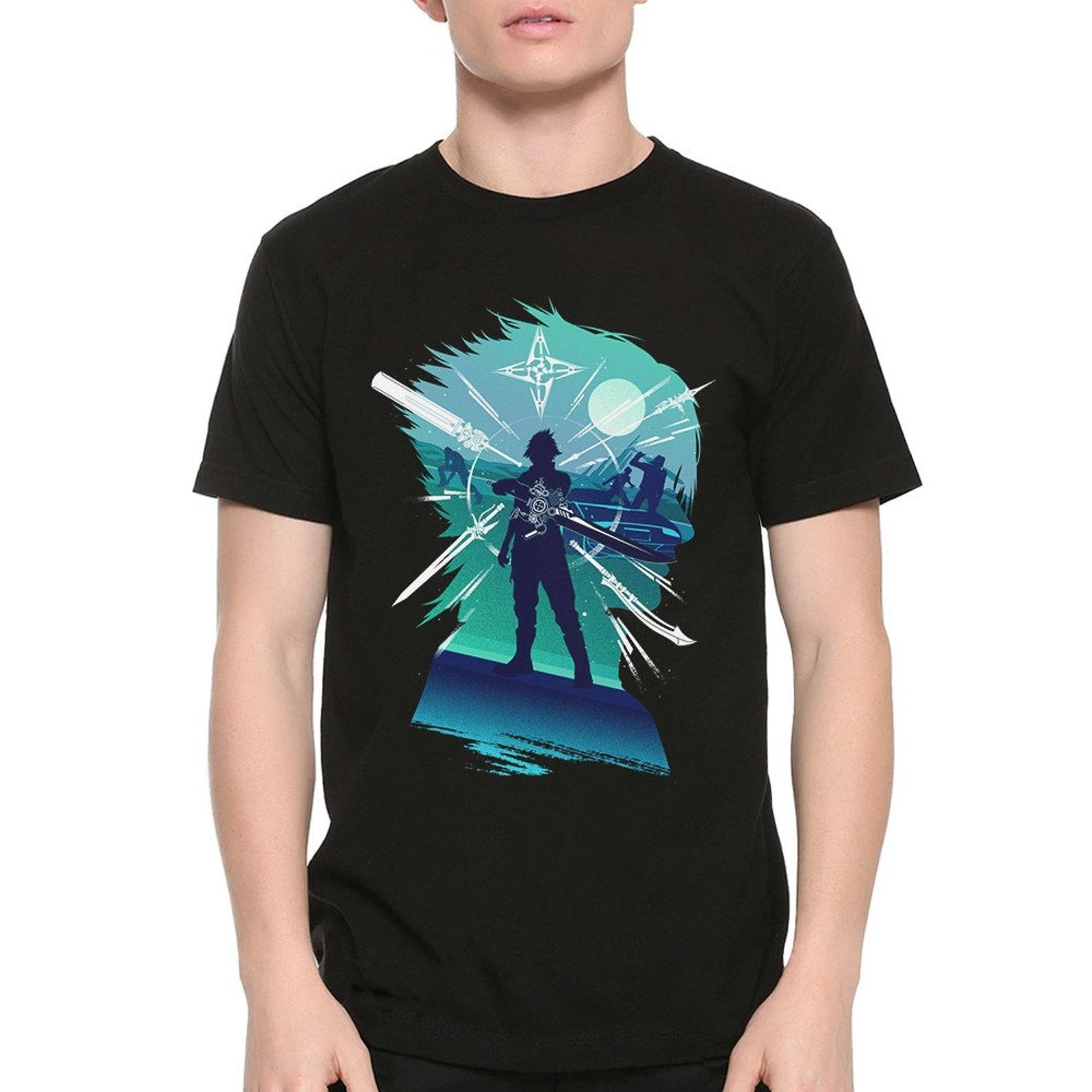 Final Fantasy XV Noctis Lucis Caelum T-Shirt, Men s Women s Sizes (met-195) S